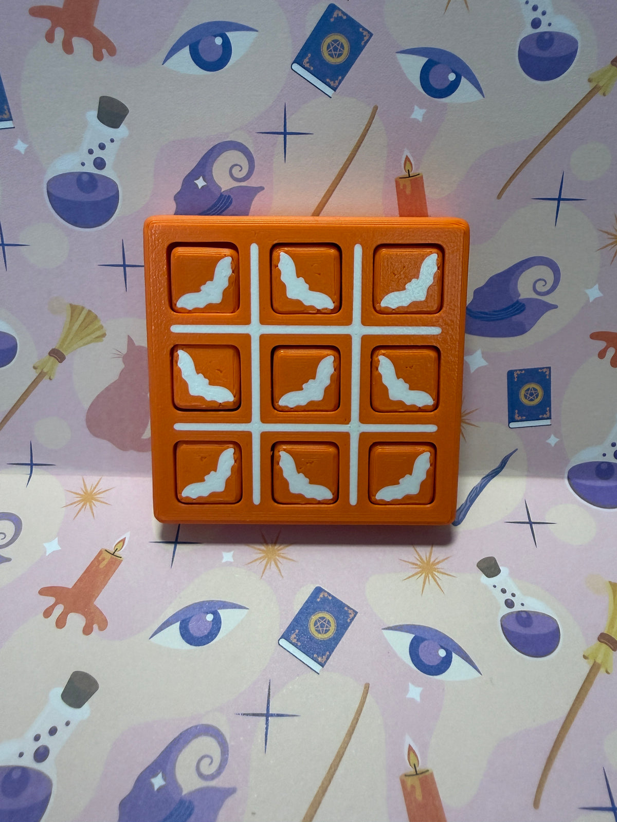 Halloween Tic Tac Toe Keychain