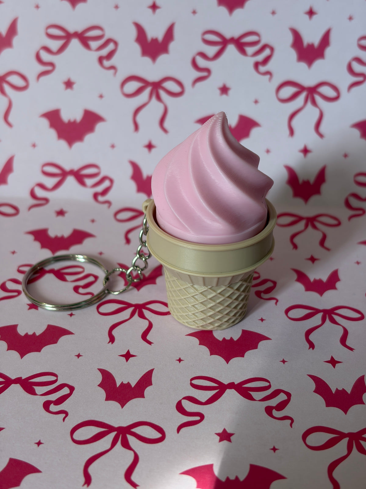 Ice Cream Clicker Keychain