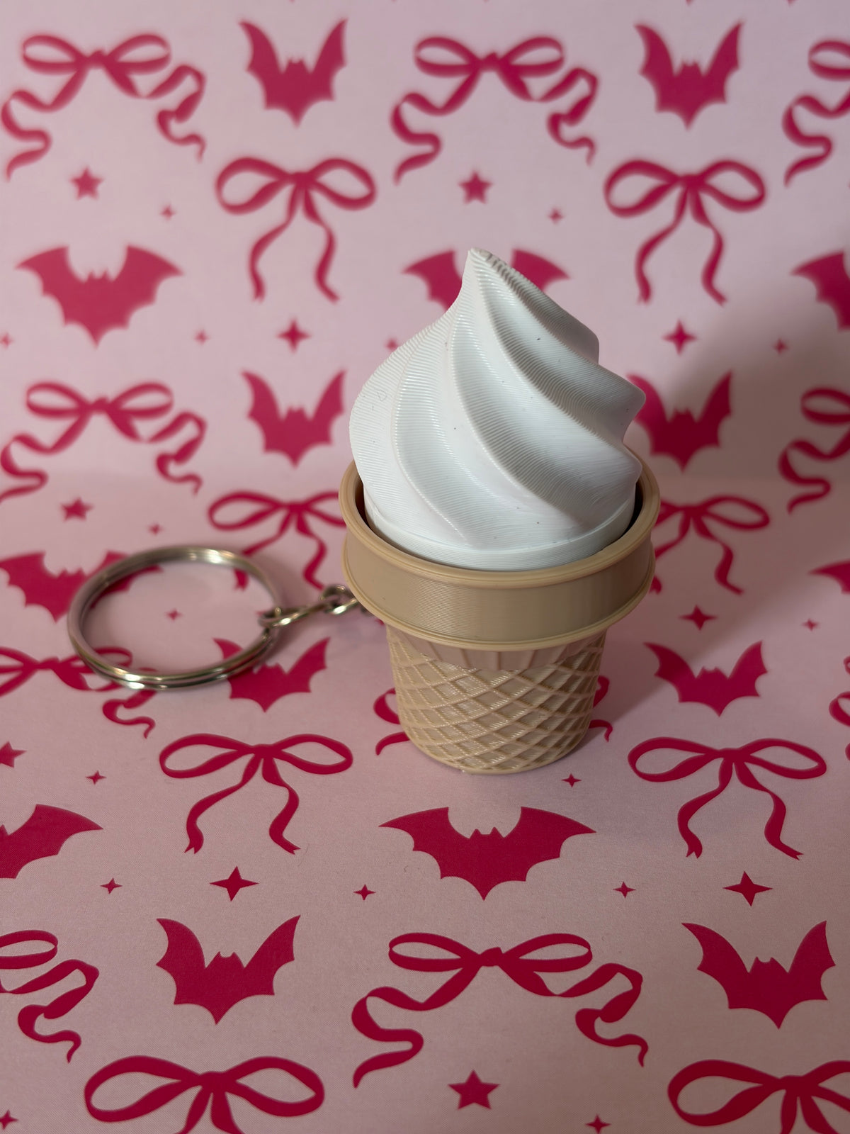 Ice Cream Clicker Keychain