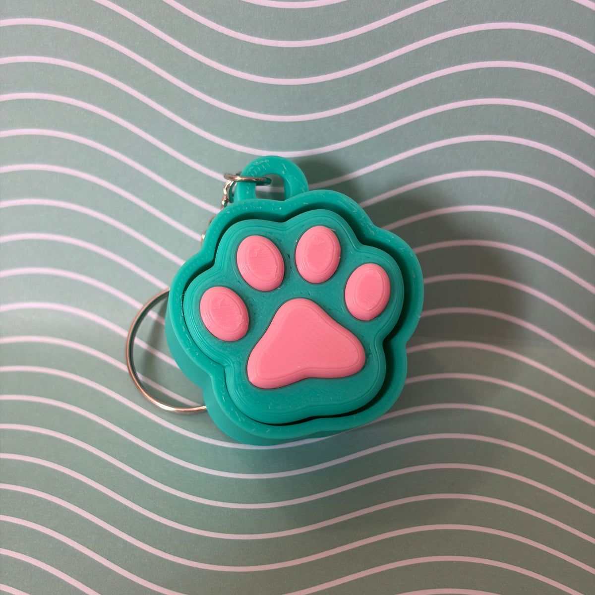 Paw Clicker Keychain